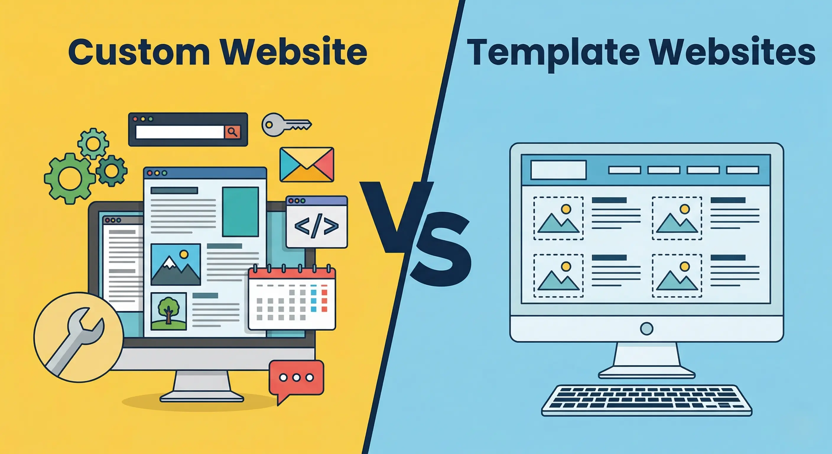 Custom Website Development vs Template Websites: Which Is Better for Your Business?